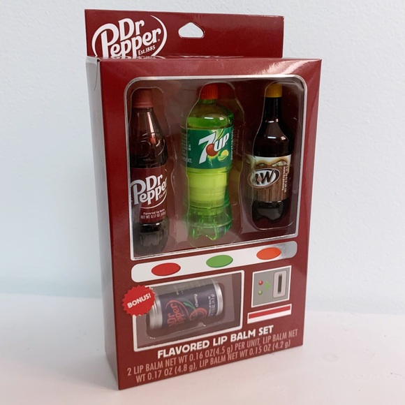Dr. Pepper Flavored Lip Balm Set - Picture 1 of 3